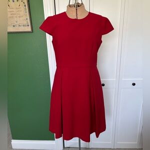 Karl Lagerfeld Scarlet Cap Sleeve Mini Dress